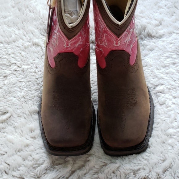 Pink Flare Rebel 8" Pull On Durango Boots - Picture 3 of 8